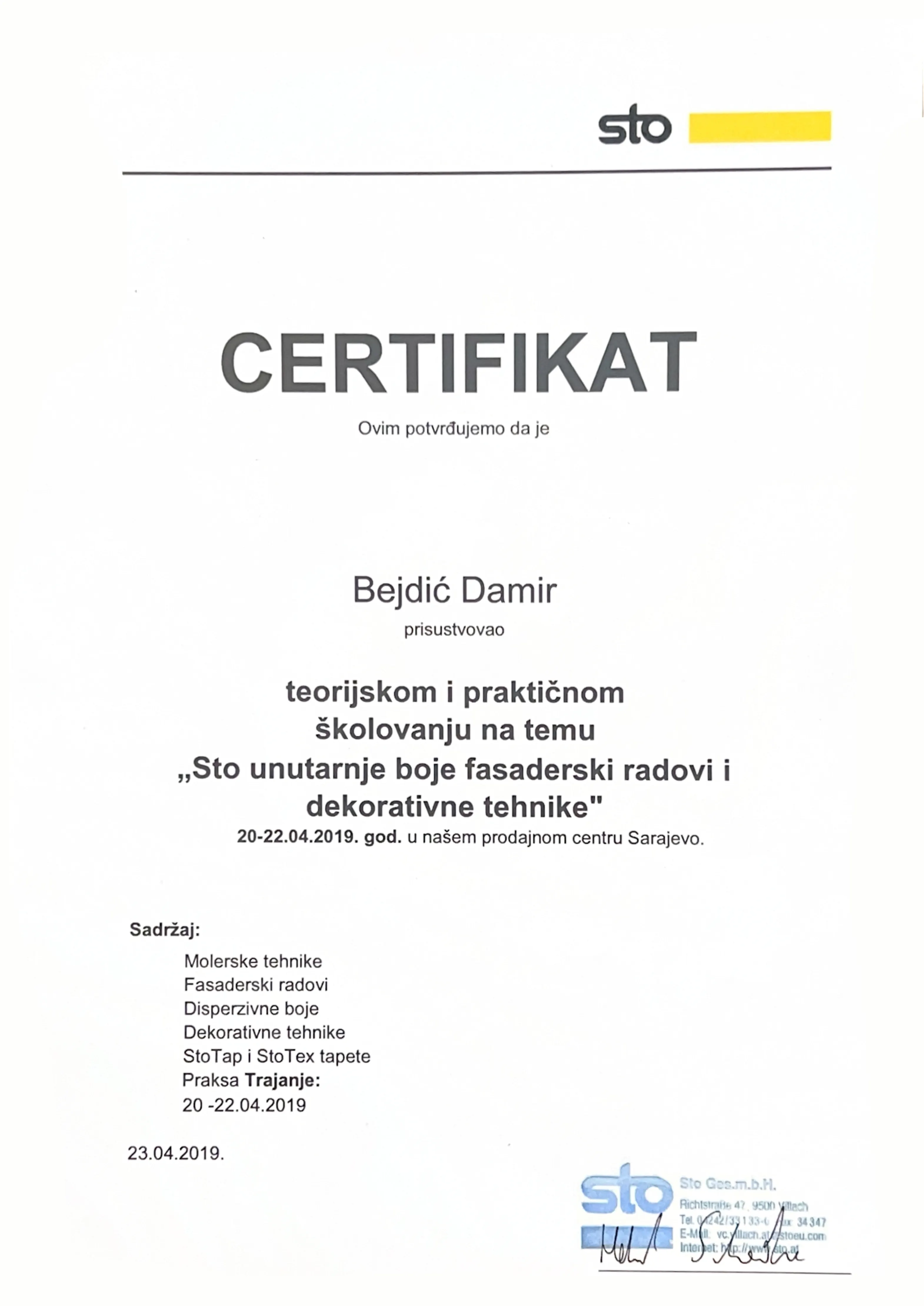 Knauf certifikat 2 – rigips i suha gradnja certifikat