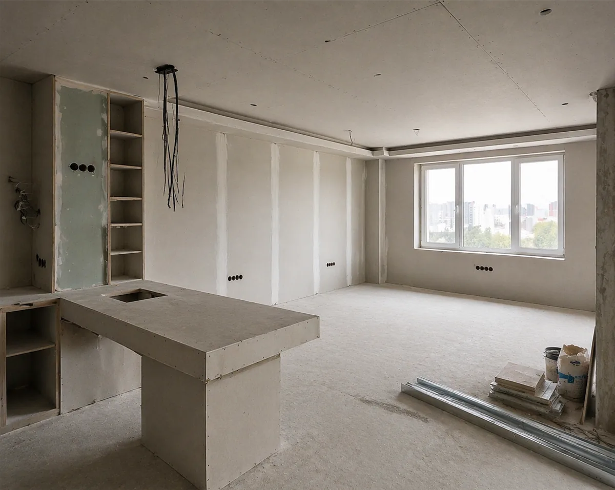 Adaptacija enterijera Sarajevo – stanje prije molerskih radova