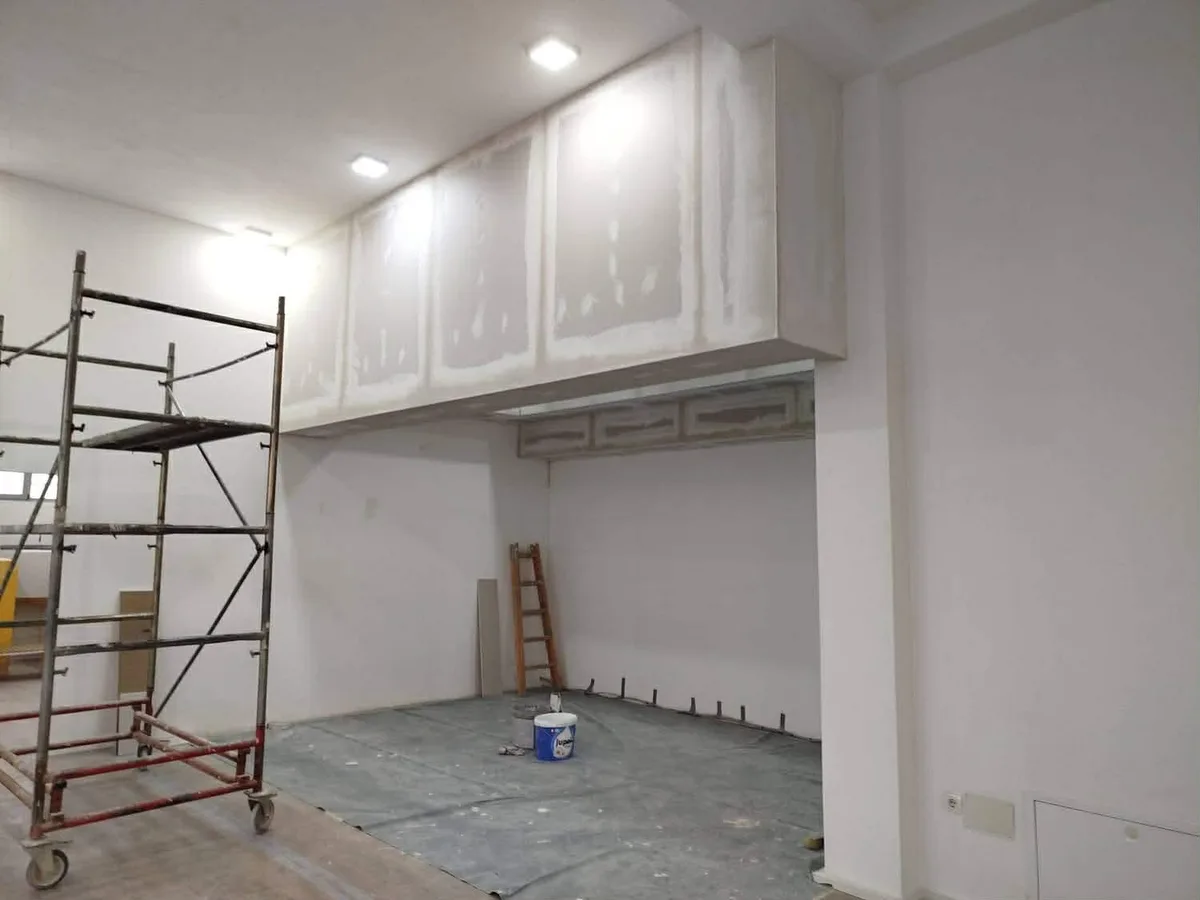 Security Shop Ilidža – spušteni plafon i pregradni zidovi knauf